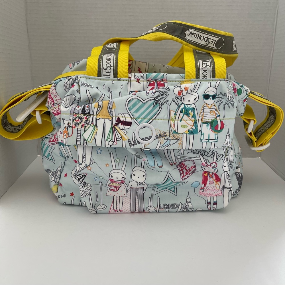 Rare! Lesportsac Fifi Lapin Sweetheart Bunny Mint Crossbody Shoulder Bag